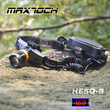 Maxtoch HE5Q-8 Long Runtime18650 Zoom LED Headlamp